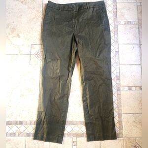 Talbots Green Chinos Versatile Cotton Blend